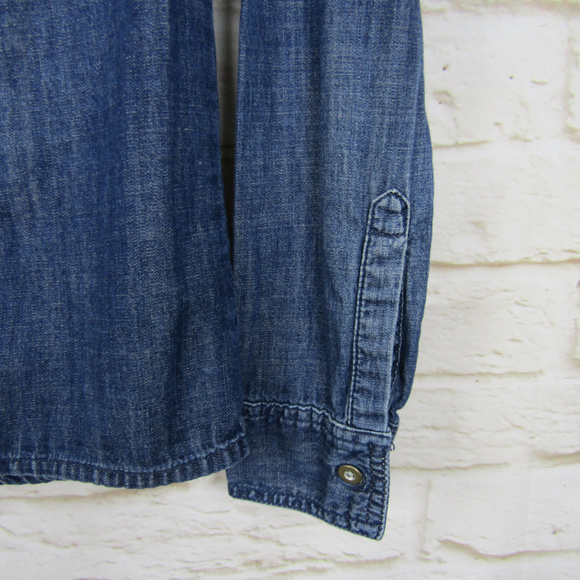 Feed USA + Target Long Sleee Button Down Denim - Picture 2 of 8